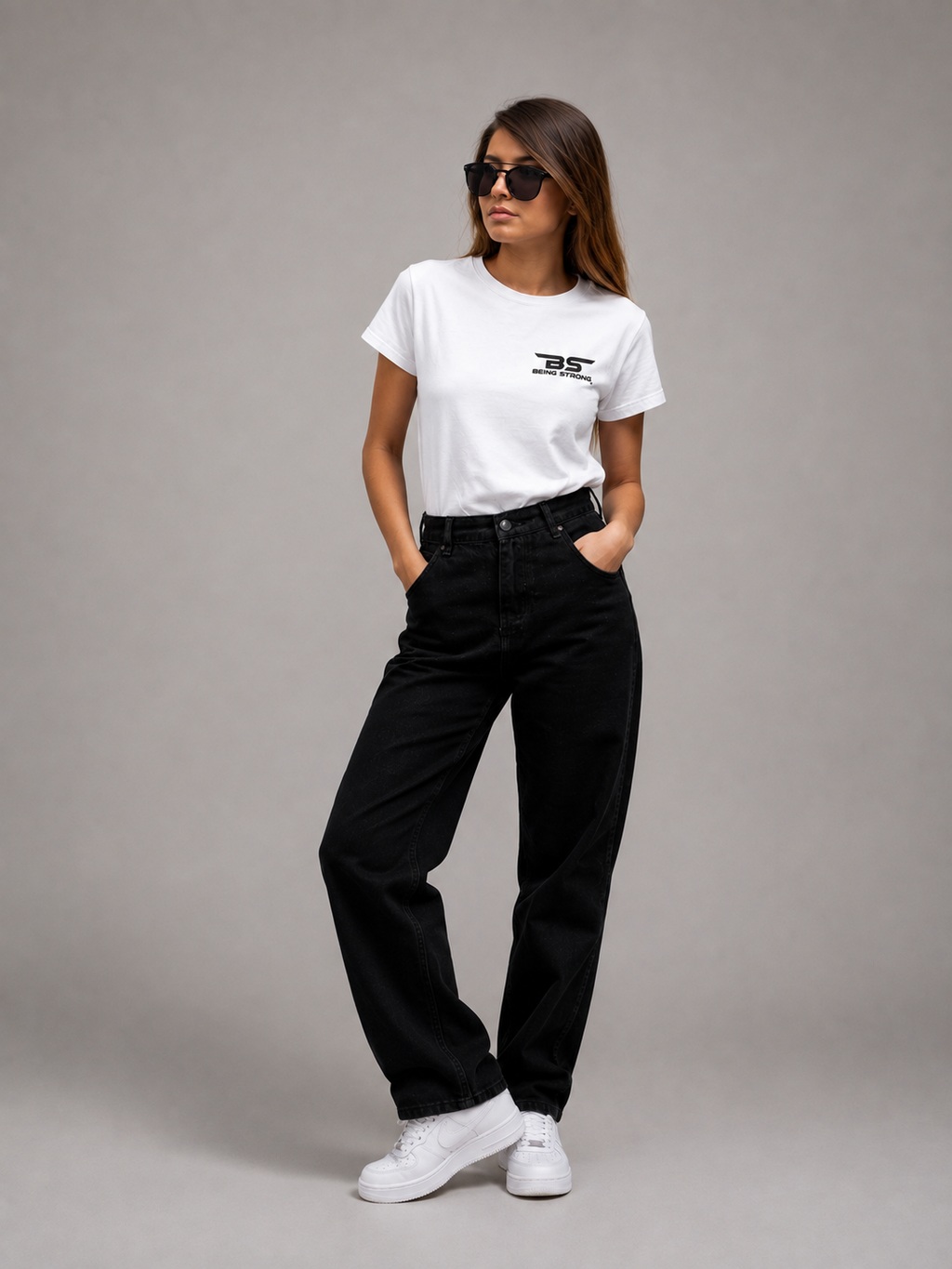 BeingStrong™ Nova T-Shirt Dames – Relaxed Fit & Premium Comfort