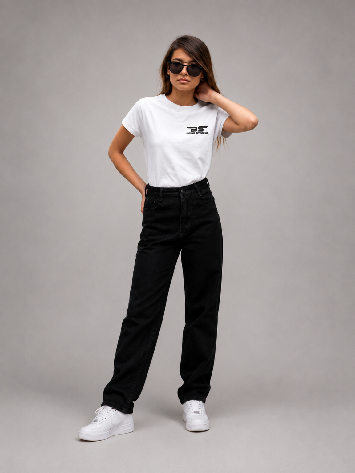 BeingStrong™ Nova T-Shirt Dames – Relaxed Fit & Premium Comfort