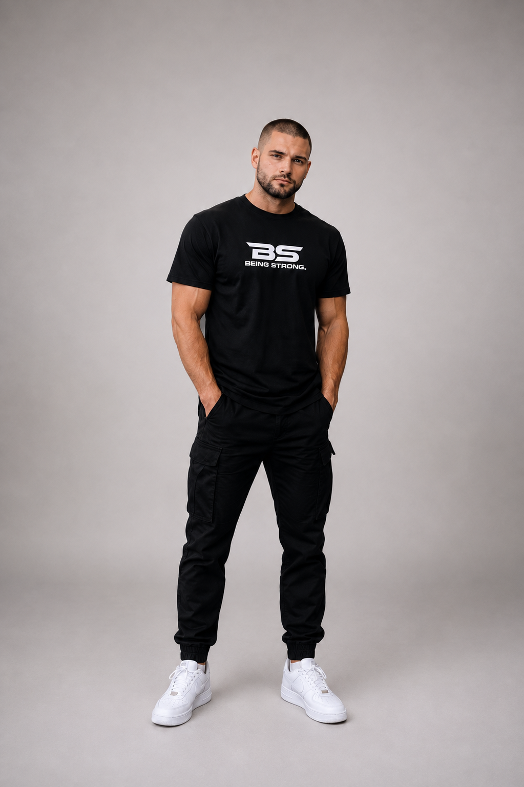 Organic T-Shirt Heren | BeingStrong™ Premium Kwaliteit