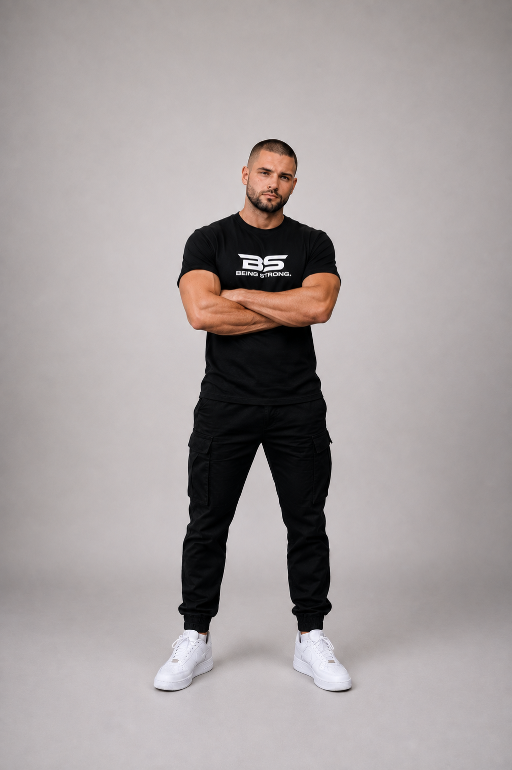 Organic T-Shirt Heren | BeingStrong™ Premium Kwaliteit
