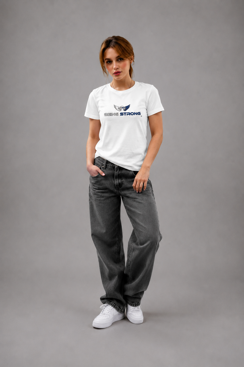 BeingStrong™ Dames Relaxed T-Shirt – Zacht & Comfortabel
