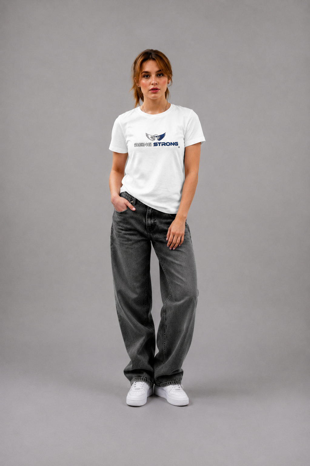 BeingStrong™ Dames Relaxed T-Shirt – Zacht & Comfortabel