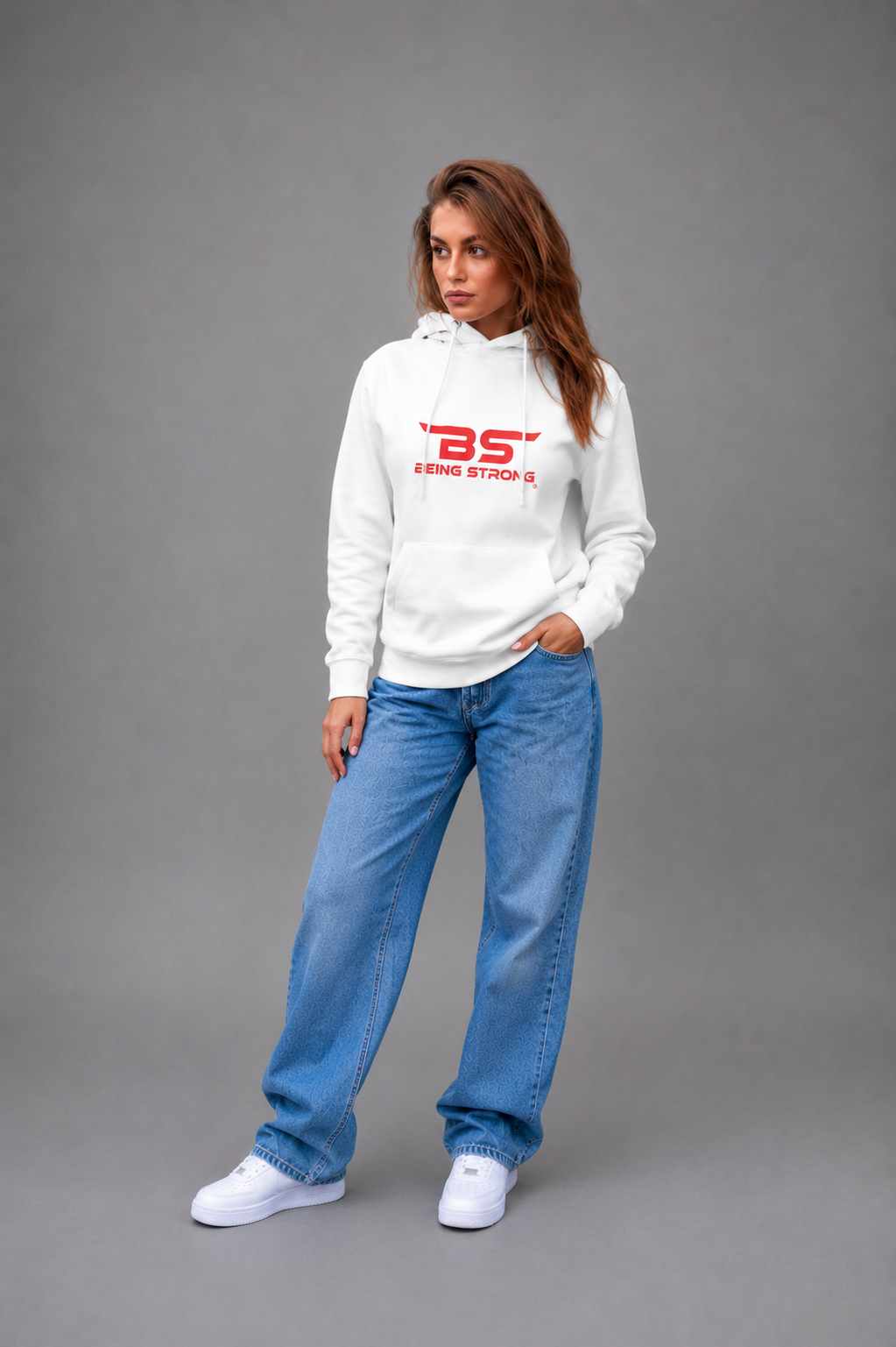 BeingStrong™ Dames Hoodie – Comfort & Stijl