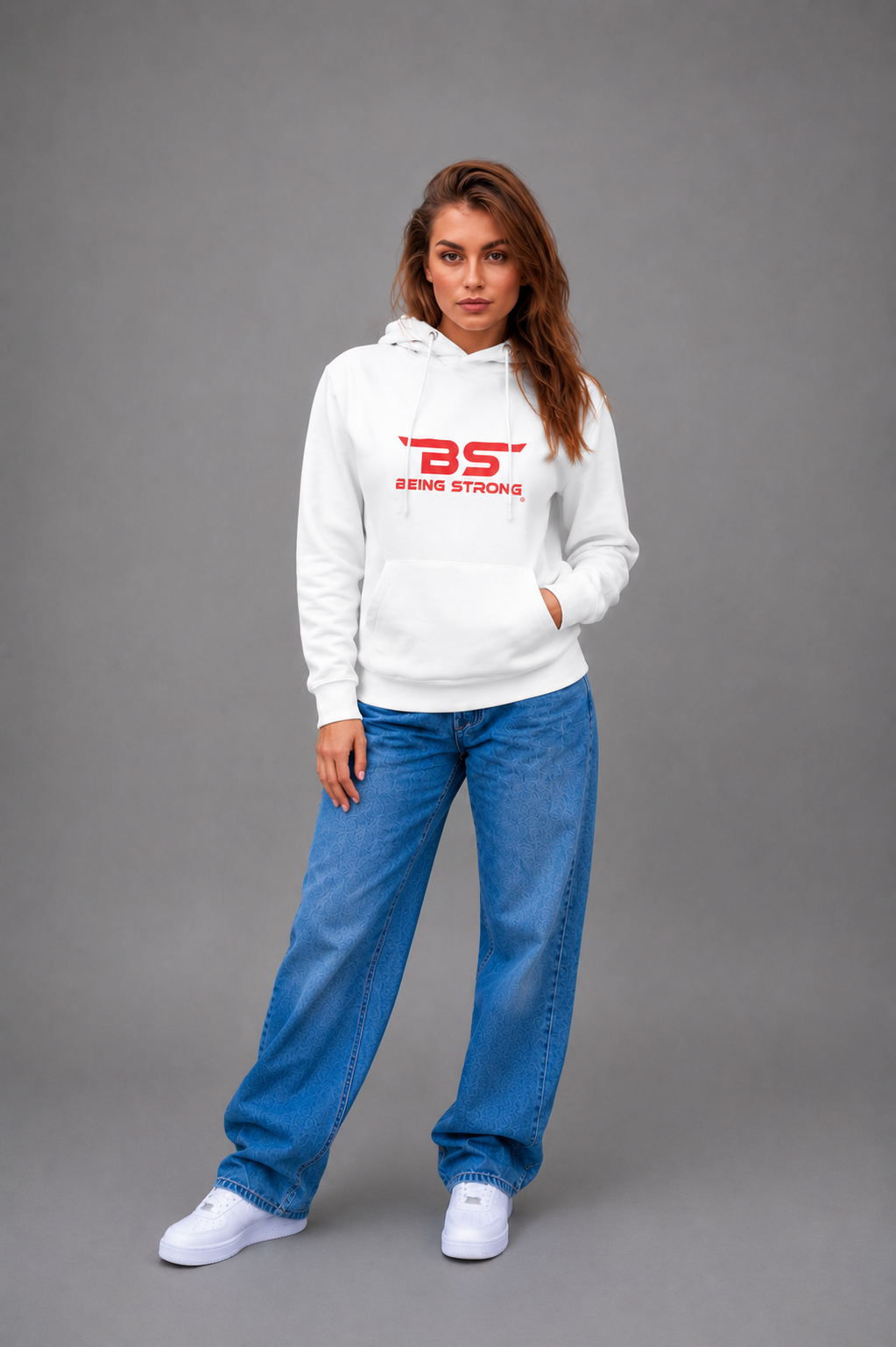 BeingStrong™ Dames Hoodie – Comfort & Stijl