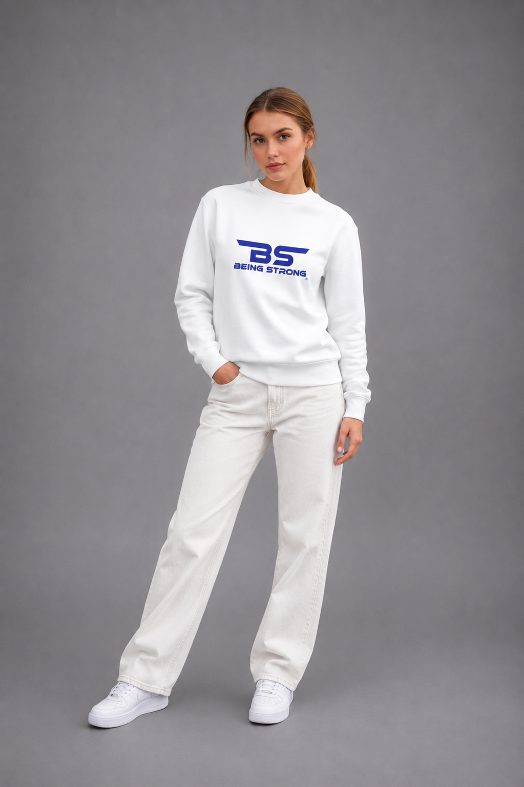BeingStrong™ Dames Eco Sweater – Premium & Duurzaam