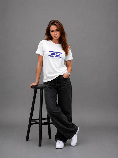 BeingStrong™ Dames Basic T-Shirt – Zacht & Comfortabel