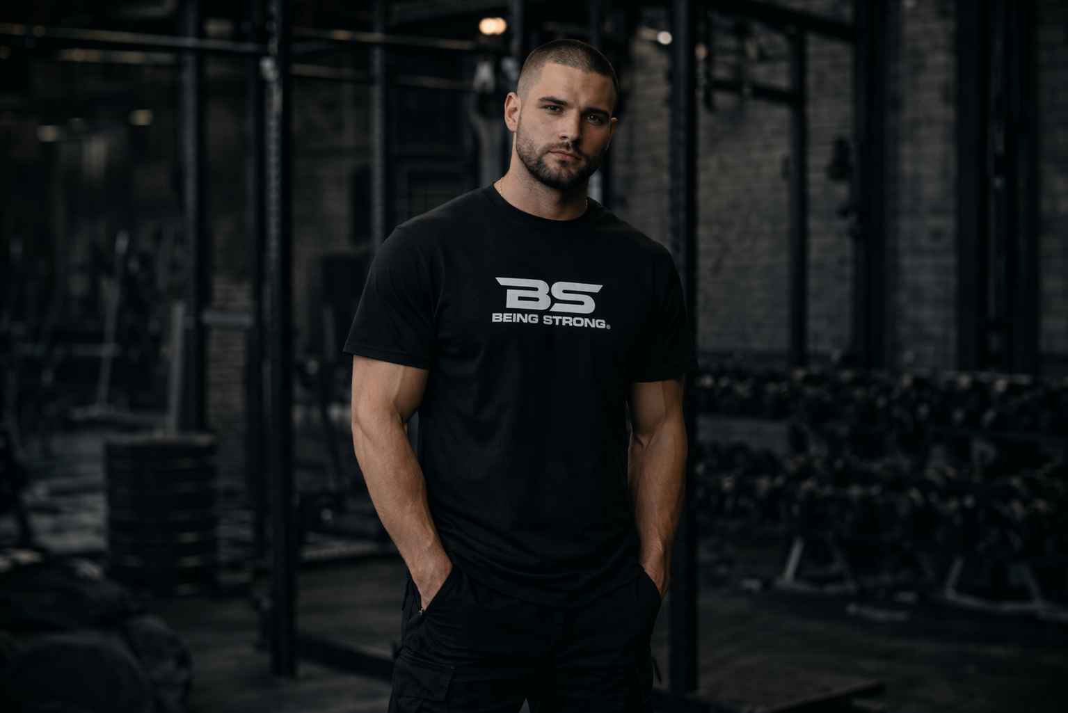 Organic T-Shirt Heren | BeingStrong™ Premium Kwaliteit