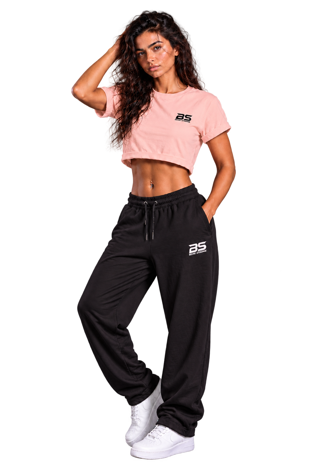 BeingStrong Cropped T-Shirt Dames