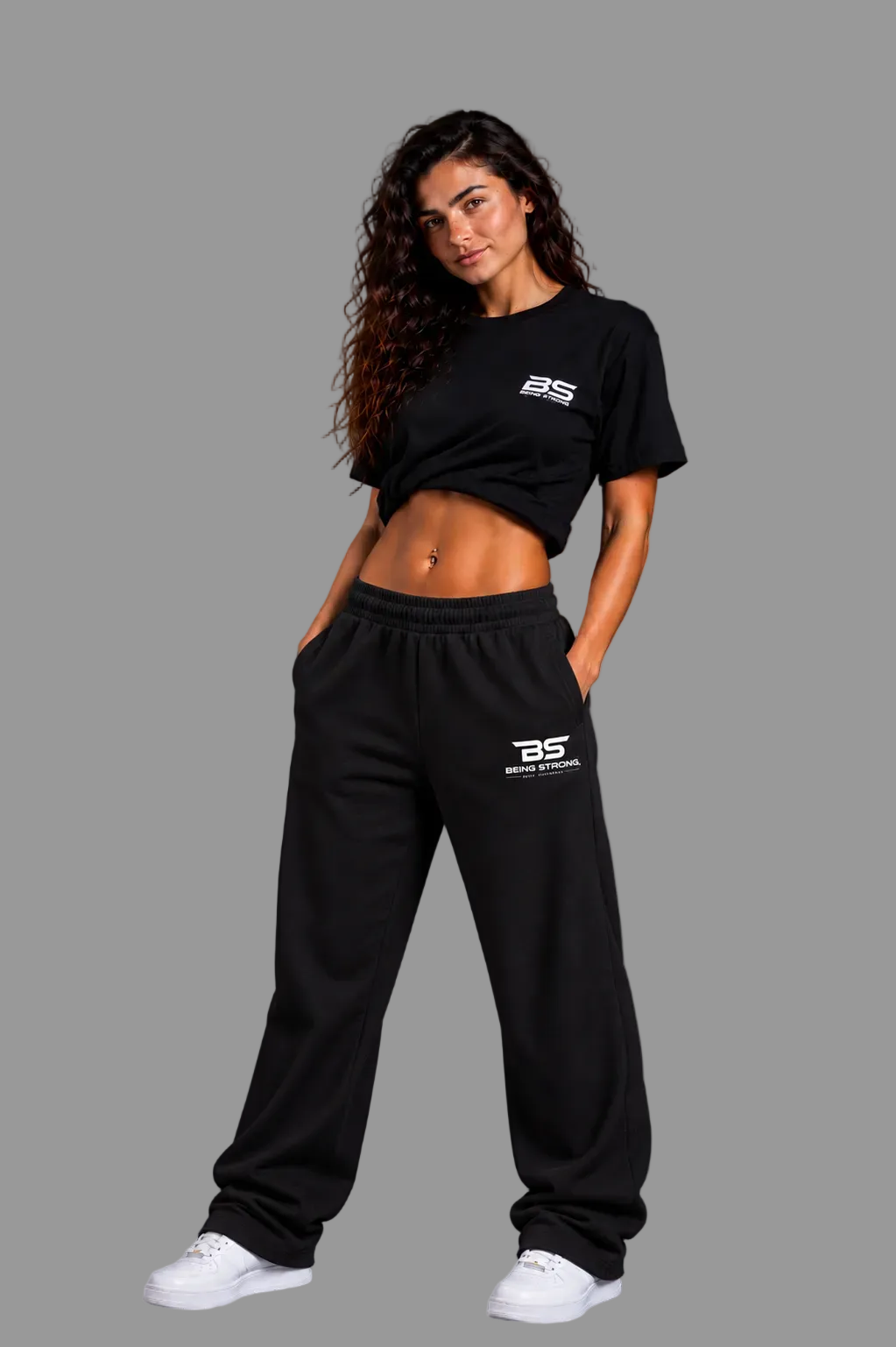 BeingStrong™ Relaxed Cropped T-shirt.