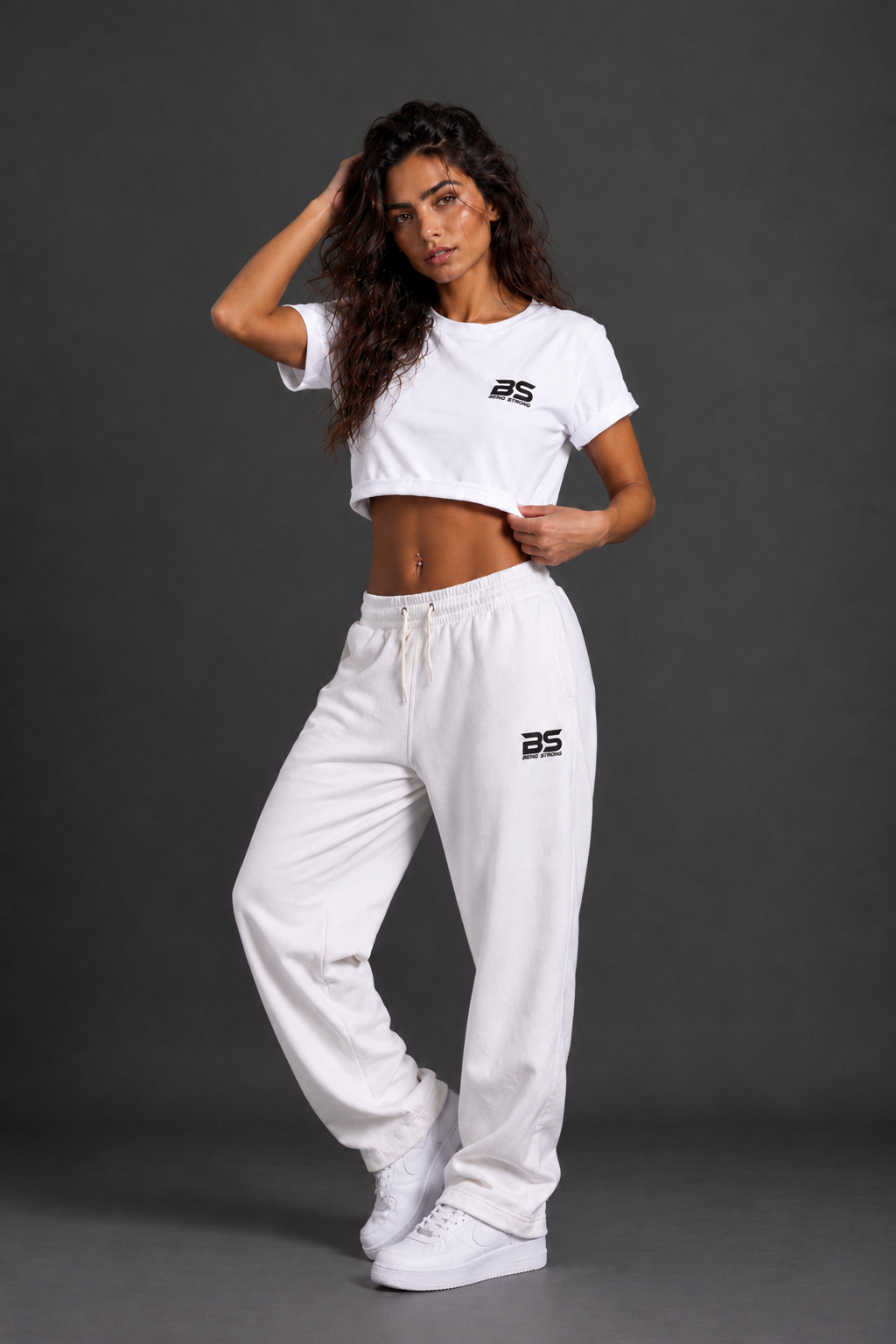 BeingStrong Cropped T-Shirt Dames